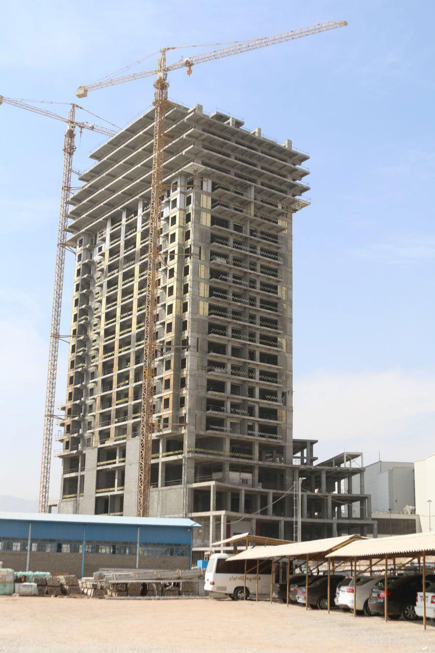 A view of hotel development ( نمایی از پیشرفت هتل )  isfahan shopping complex & iran shopping mall