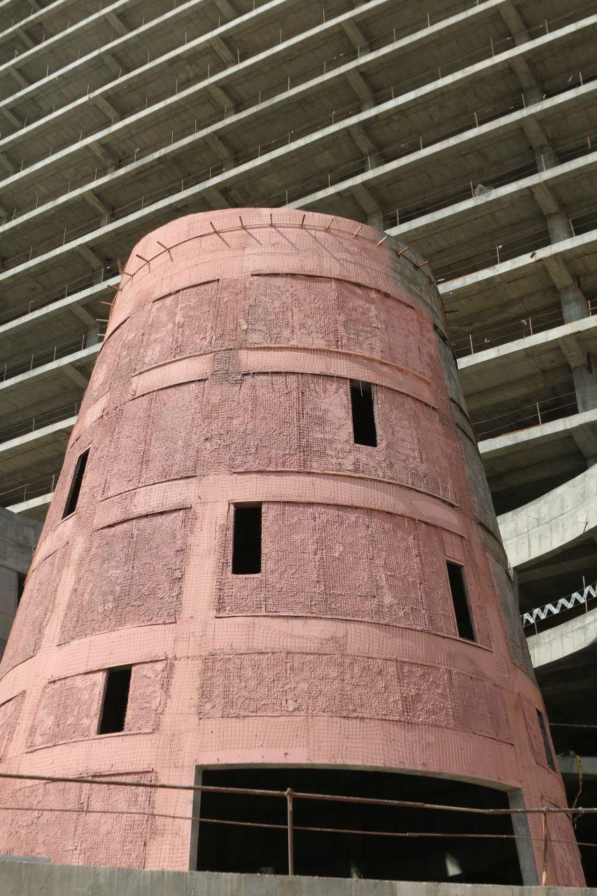 View of Pigeon Tower ( نمایی از برج کبوتر )  iran shopping mall & citycenter