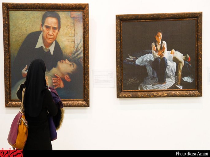 نمایشگاه بین المللی نقاشی حقیقت ،نیک خواهی، بردباری در گالری اصفهان سیتی سنتر